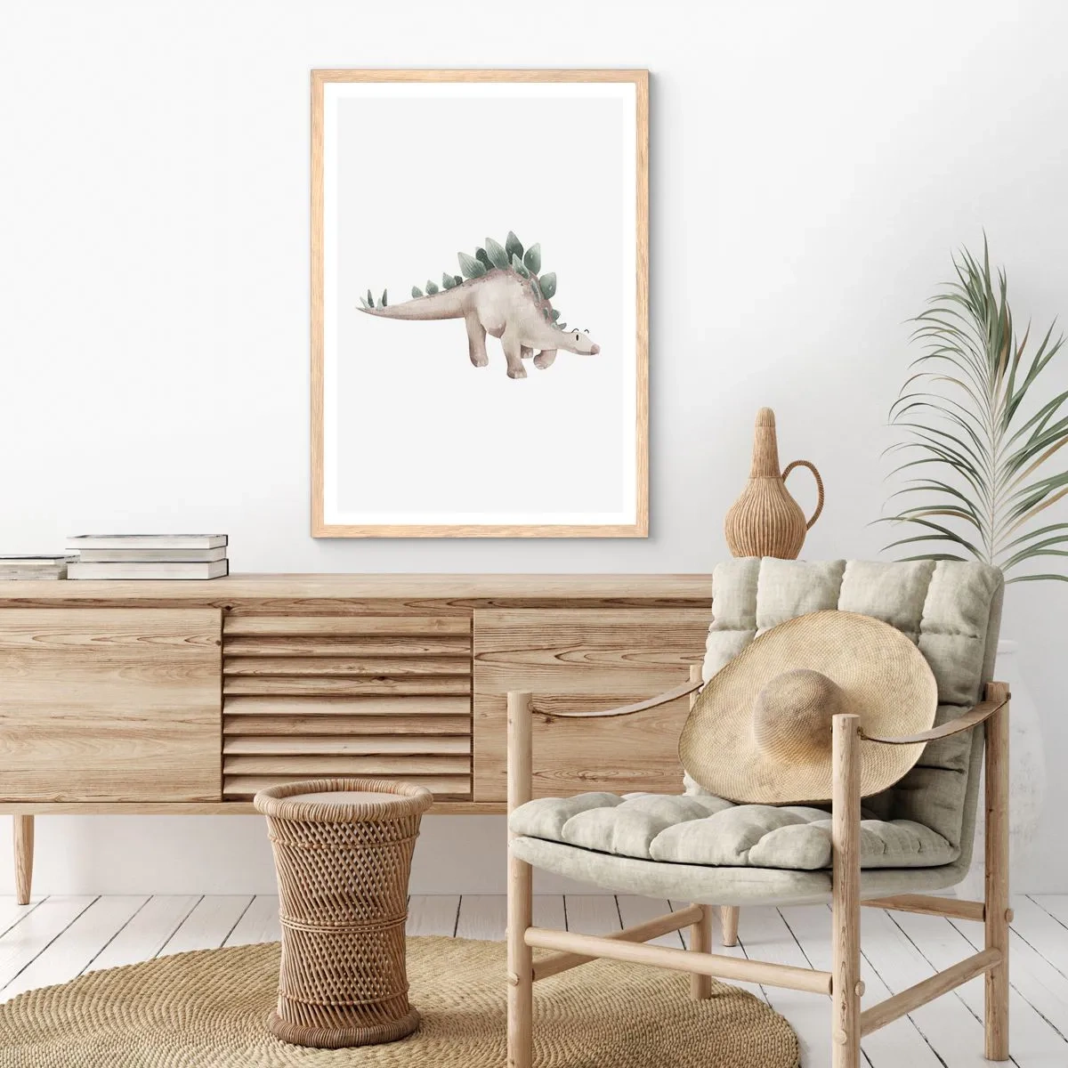 Poster în ramă de stejar deschis - Prietenul tău - 40x50 cm