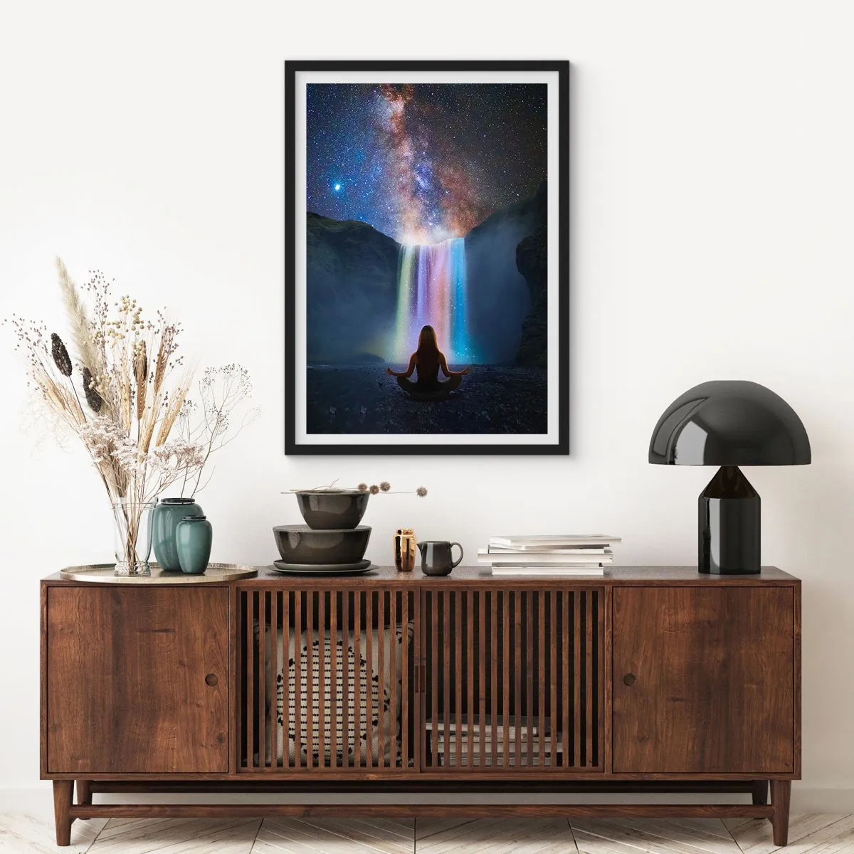 Poster în ramă neagră - Armonie absolută - 61x91 cm