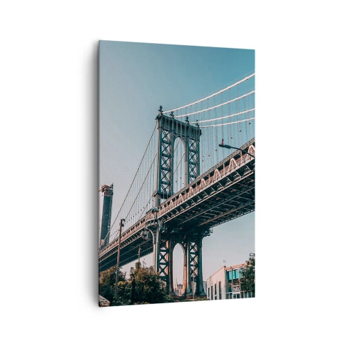 Tablou pe pânză - În valurile orașului - 80x120 cm