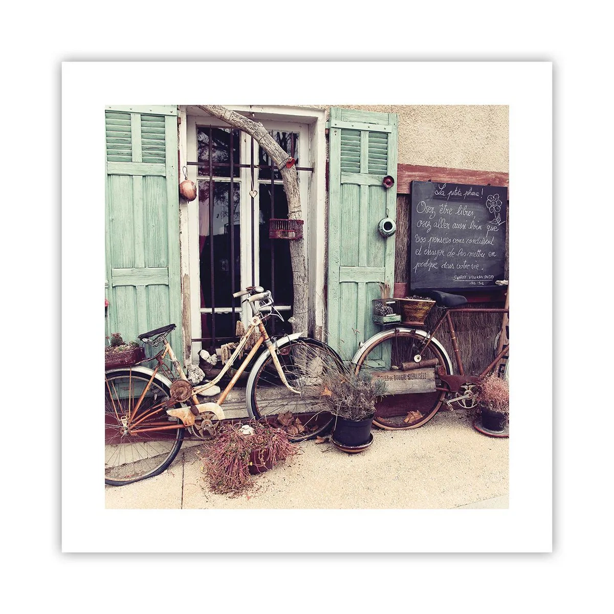 Poster - Trăiască provincia! - 40x40 cm