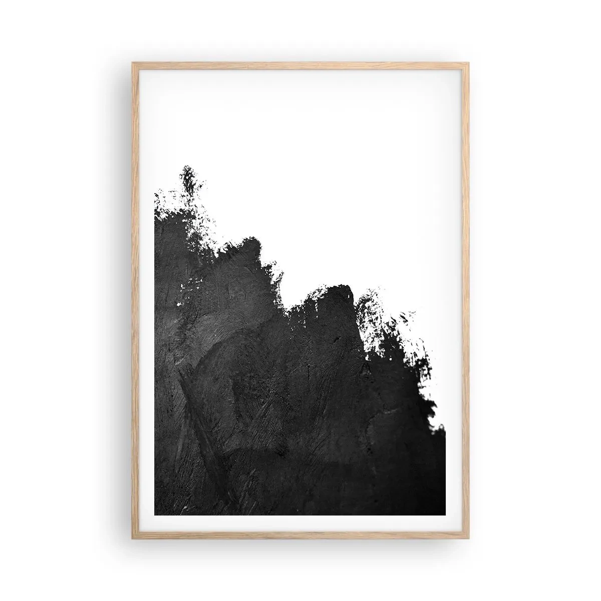 Poster în ramă de stejar deschis - Elemente: pământ - 70x100 cm