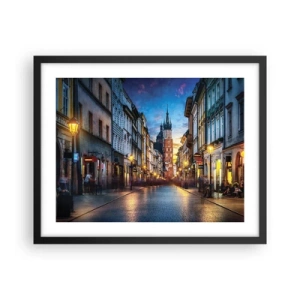 Poster în ramă neagră - Farmecul Cracoviei - 50x40 cm