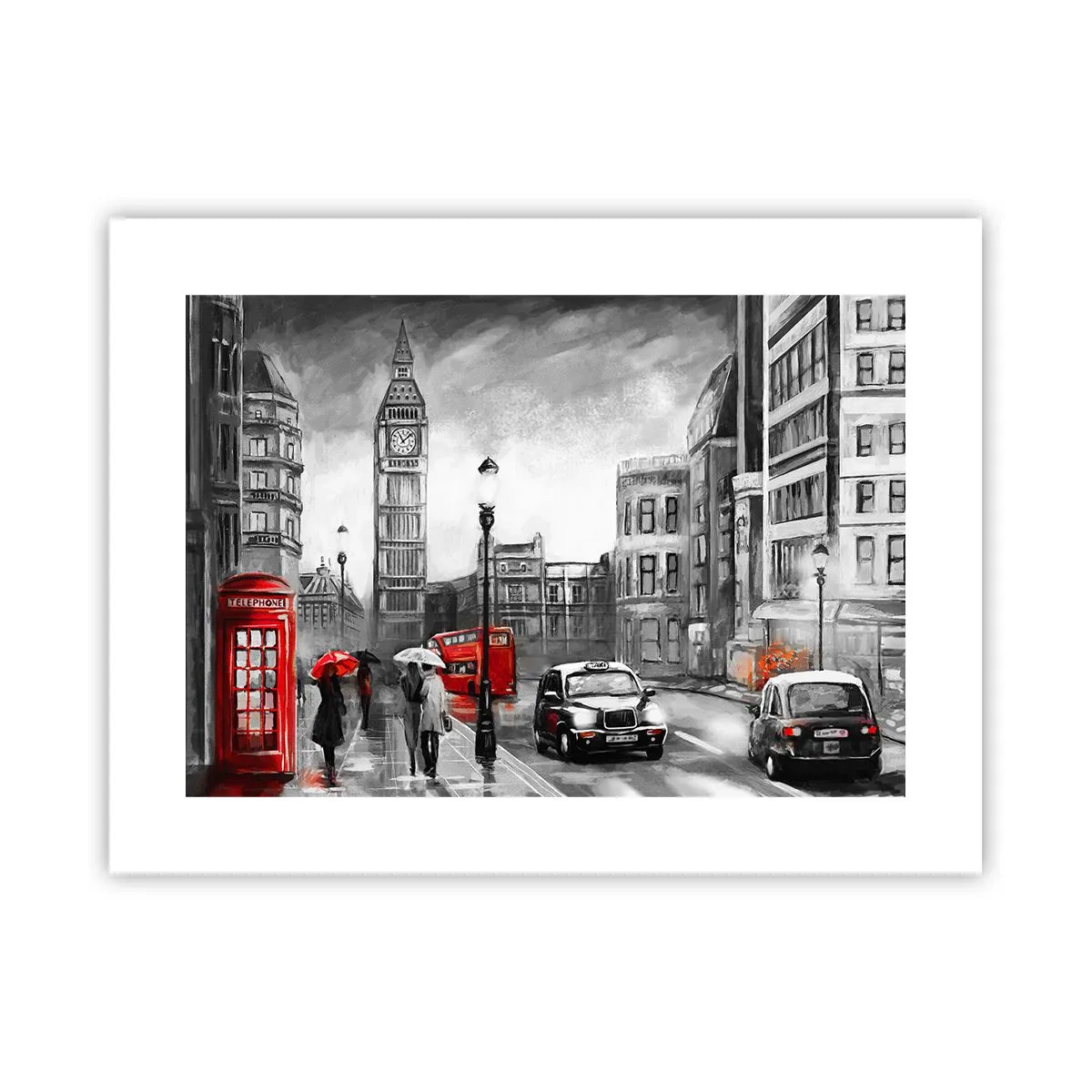 Poster - Nu este deloc un oraș gri - 40x30 cm