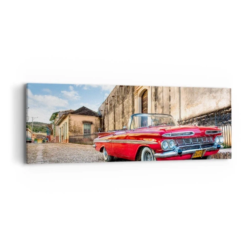 Tablou pe pânză - Emoții cubaneze - 90x30 cm