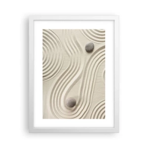 Poster în ramă albă - Atingere de căldură - 30x40 cm