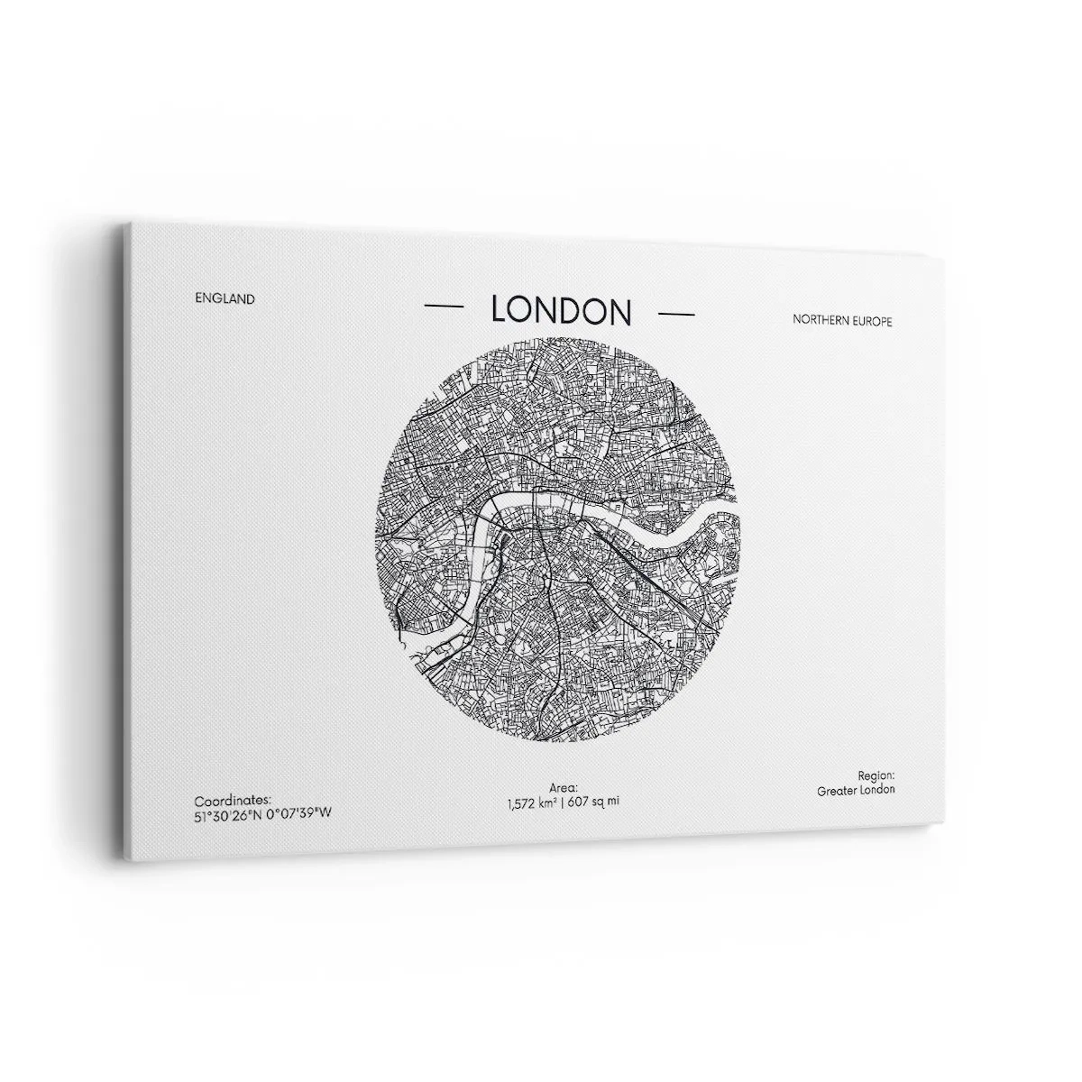 Tablou pe pânză - Anatomia Londrei - 120x80 cm