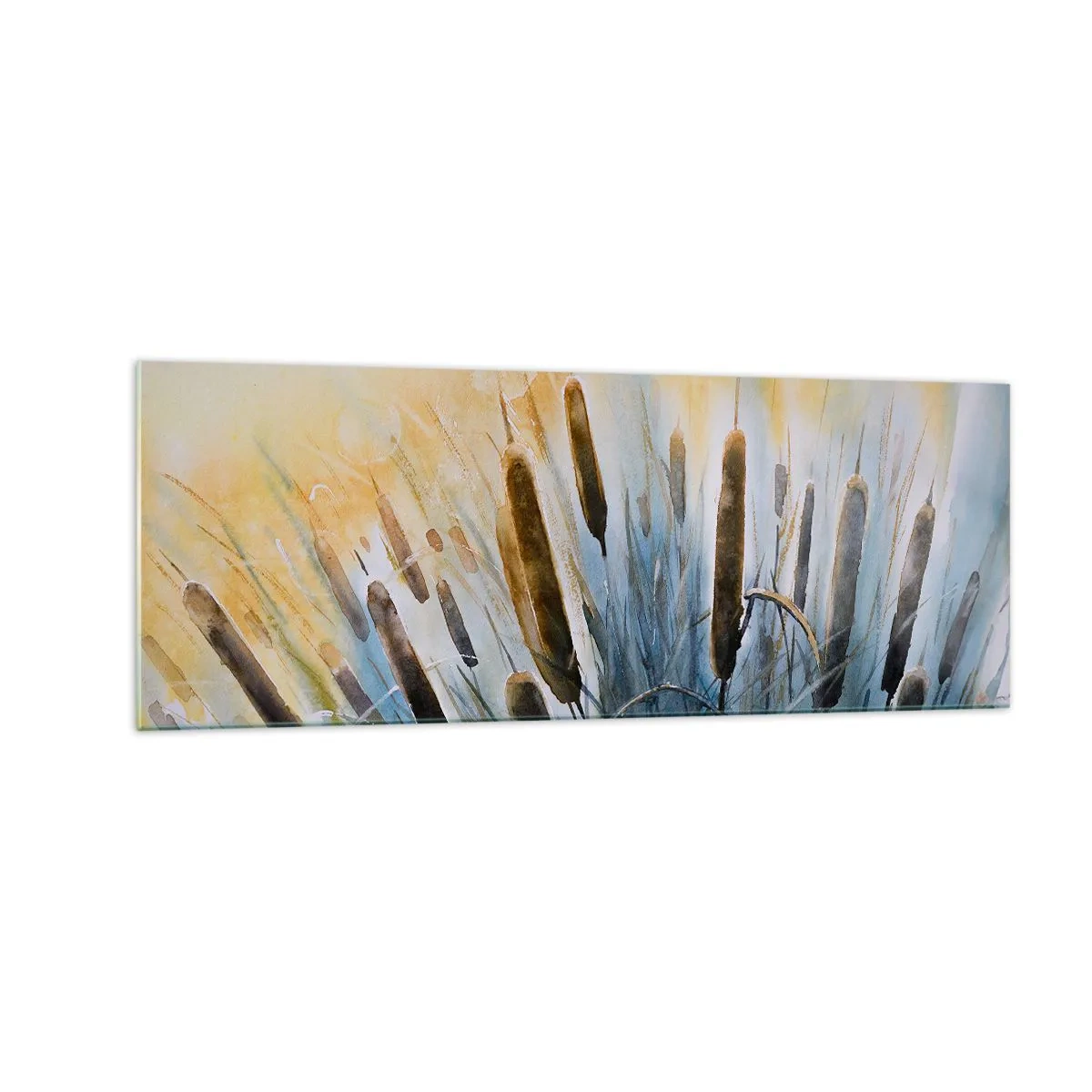 Tablou pe sticlă - Răcoarea apei, căldura soarelui - 140x50 cm