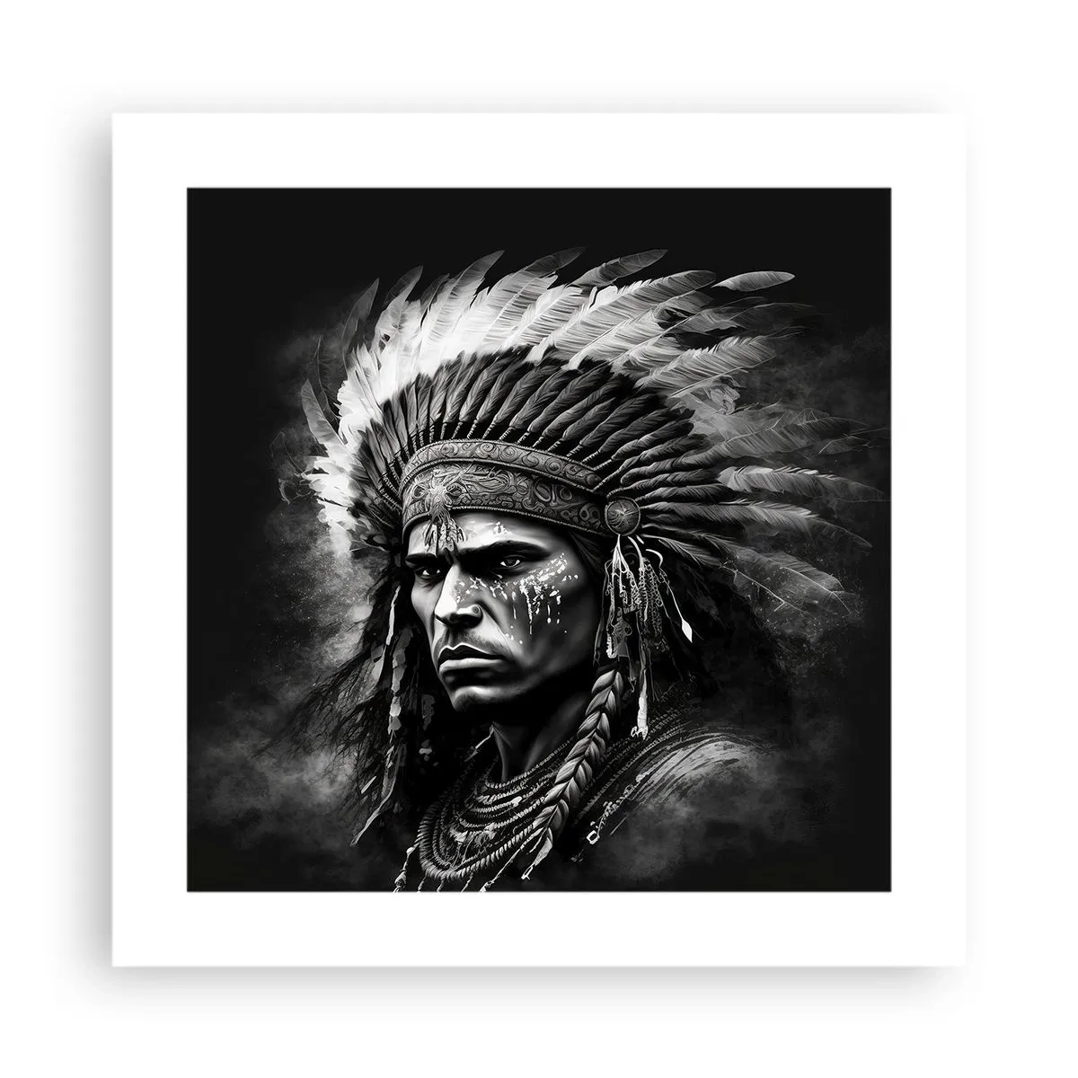 Poster - Conducător și luptător - 40x40 cm