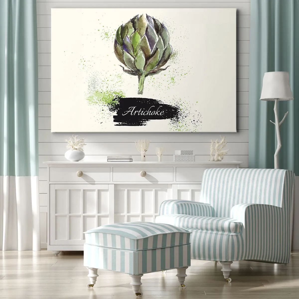 Tablou pe pânză - Trăiască legumele! - 70x50 cm