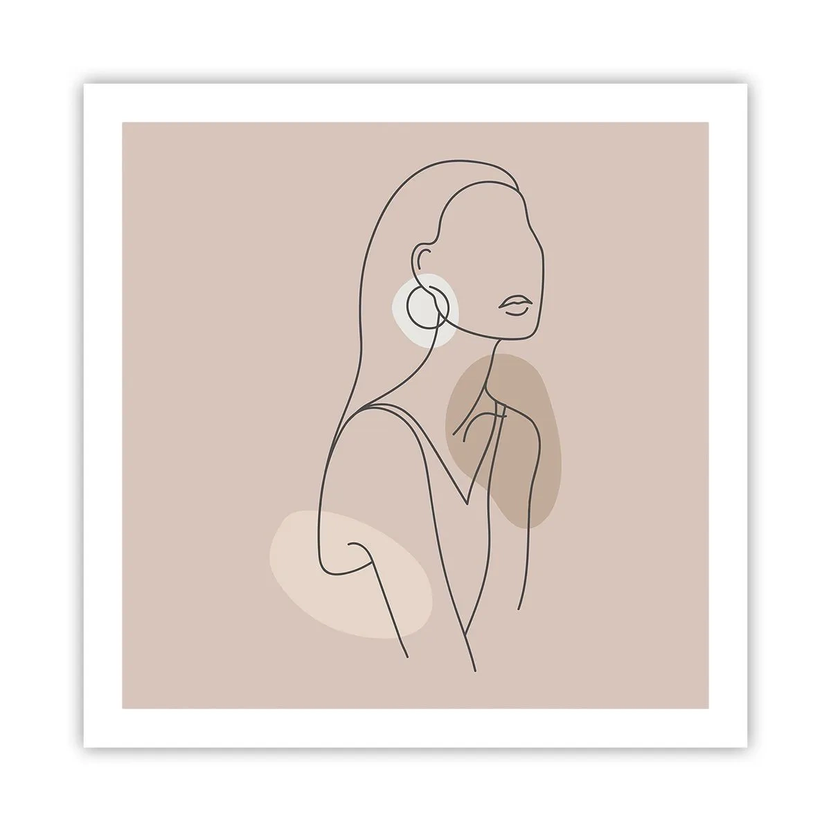 Poster - Icoana fecioarei - 60x60 cm