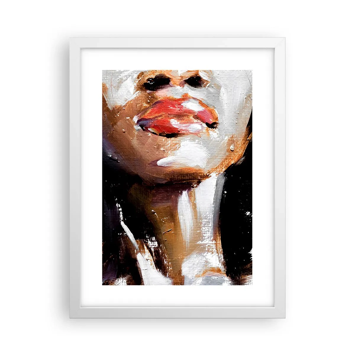 Poster în ramă albă - Mândrie fără prejudecăți - 30x40 cm