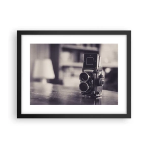 Poster în ramă neagră - Magia fotografiei vechi - 40x30 cm