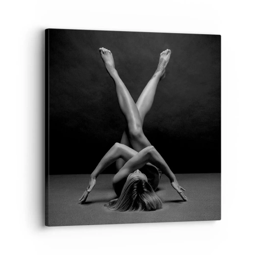 Tablou pe pânză - Geometria nudității - 30x30 cm