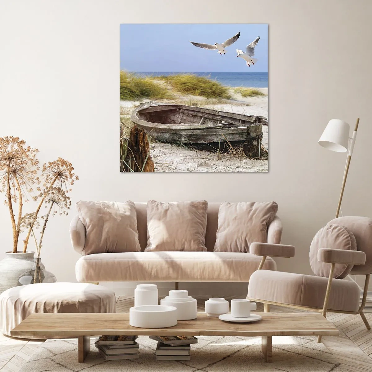 Tablou pe pânză - Scăldate în vânt - 30x30 cm