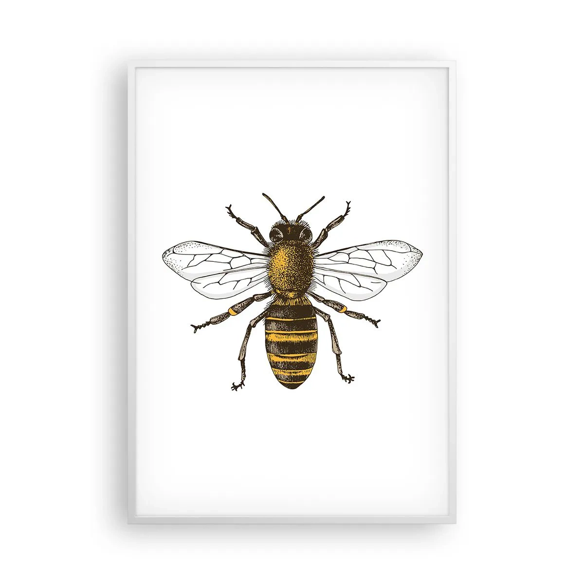 Poster în ramă albă - Frumoasă și bună - 70x100 cm