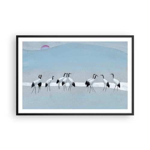 Poster în ramă neagră - După o zi fierbinte - 91x61 cm