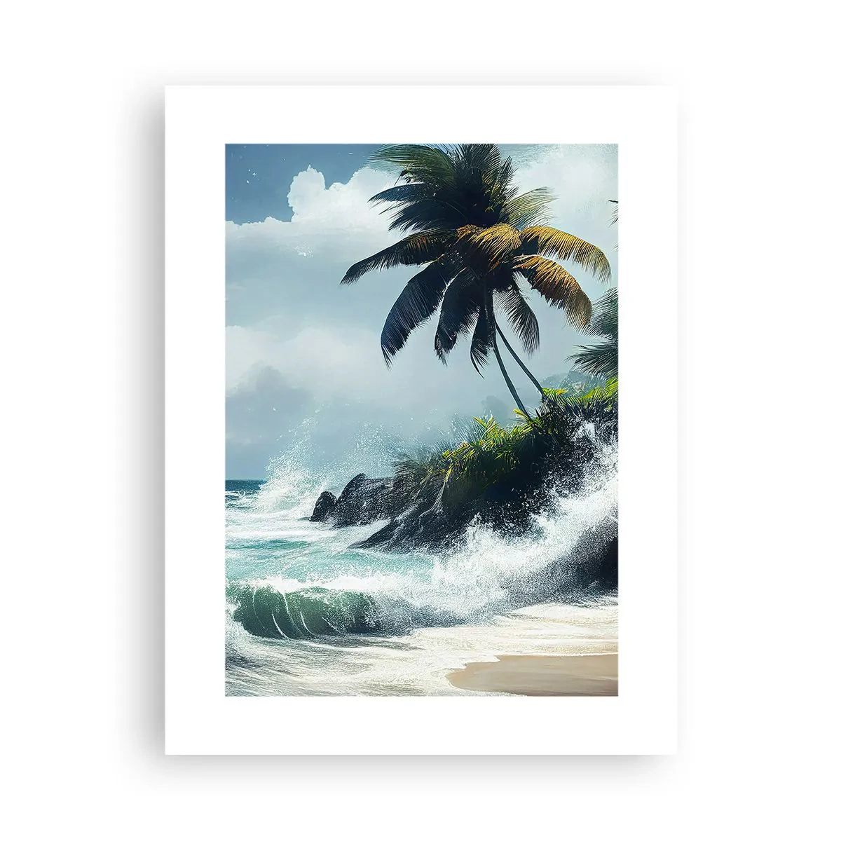 Poster - Pe un țărm tropical - 30x40 cm