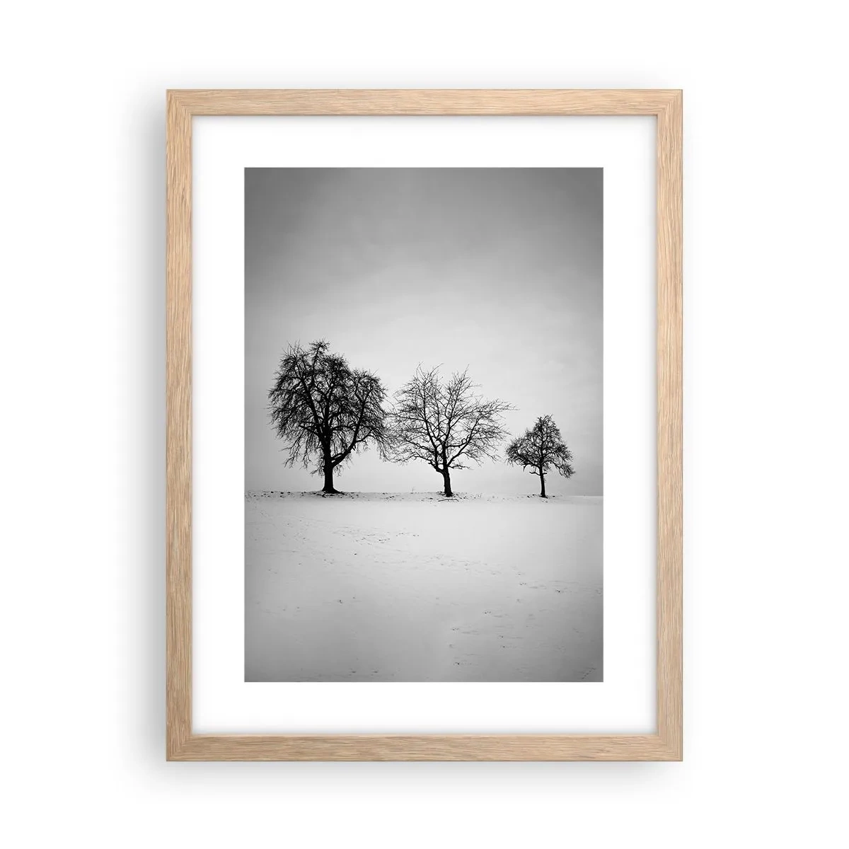 Poster în ramă de stejar deschis - La ce visează? - 30x40 cm