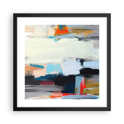 Poster în ramă neagră - Există o metodă? - 40x40 cm