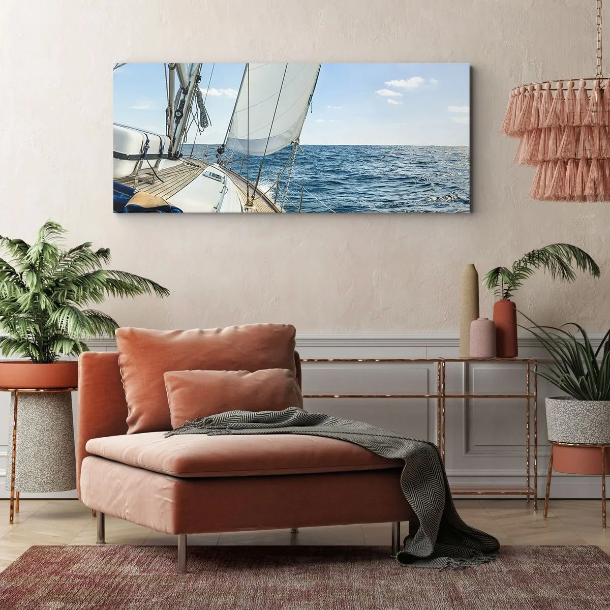 Tablou pe pânză - Ahoy aventura - 100x40 cm