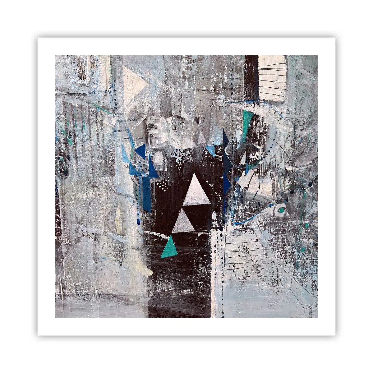 Poster - Ordinea superioară a triunghiurilor - 60x60 cm