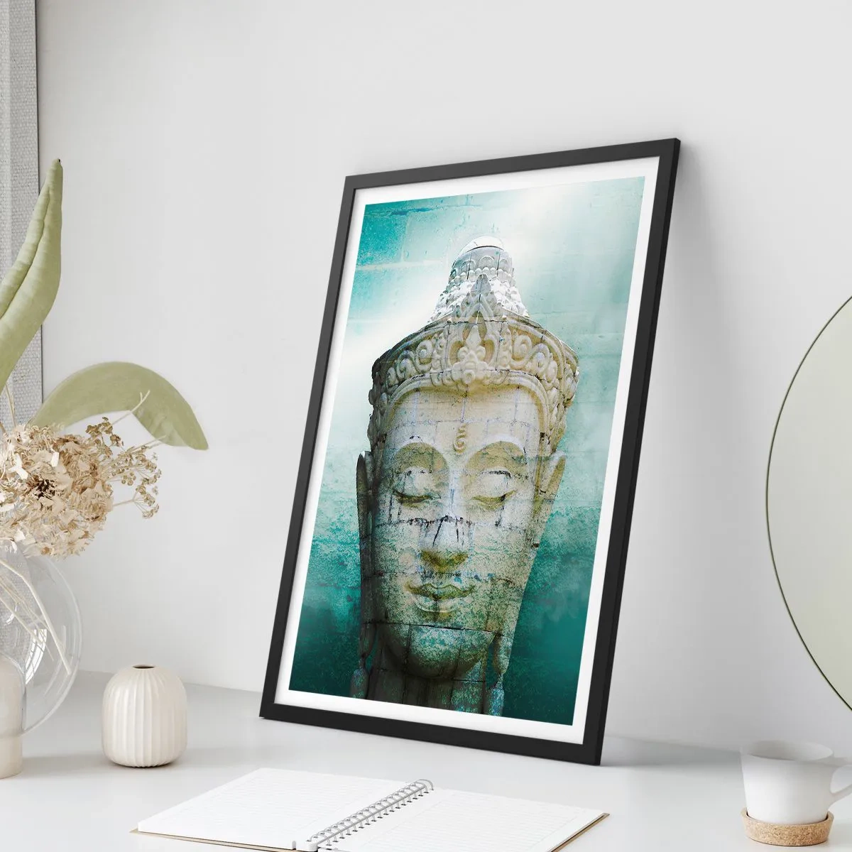 Poster în ramă neagră - Căutând iluminarea - 61x91 cm