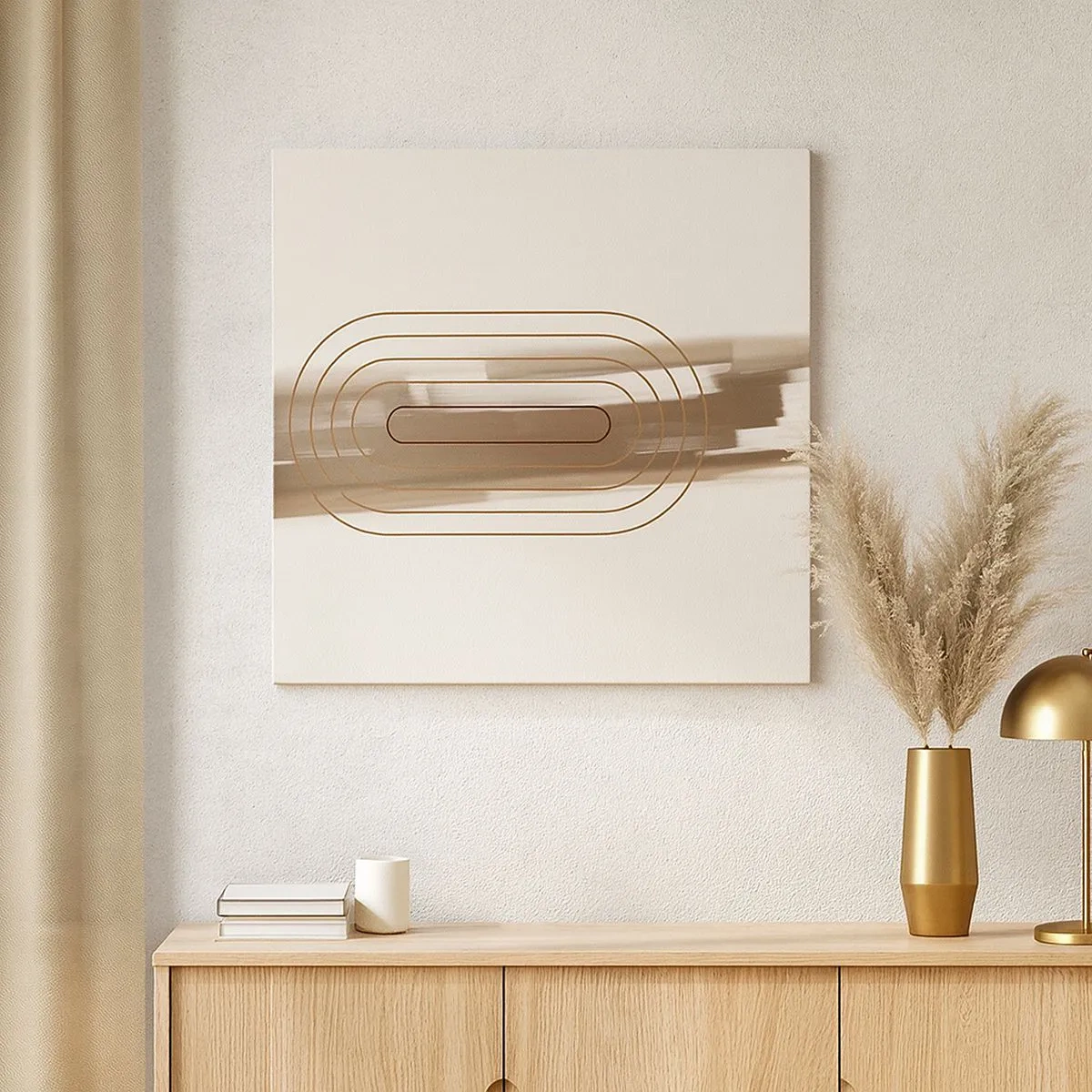 Tablou pe pânză - O adiere de gri - 30x30 cm