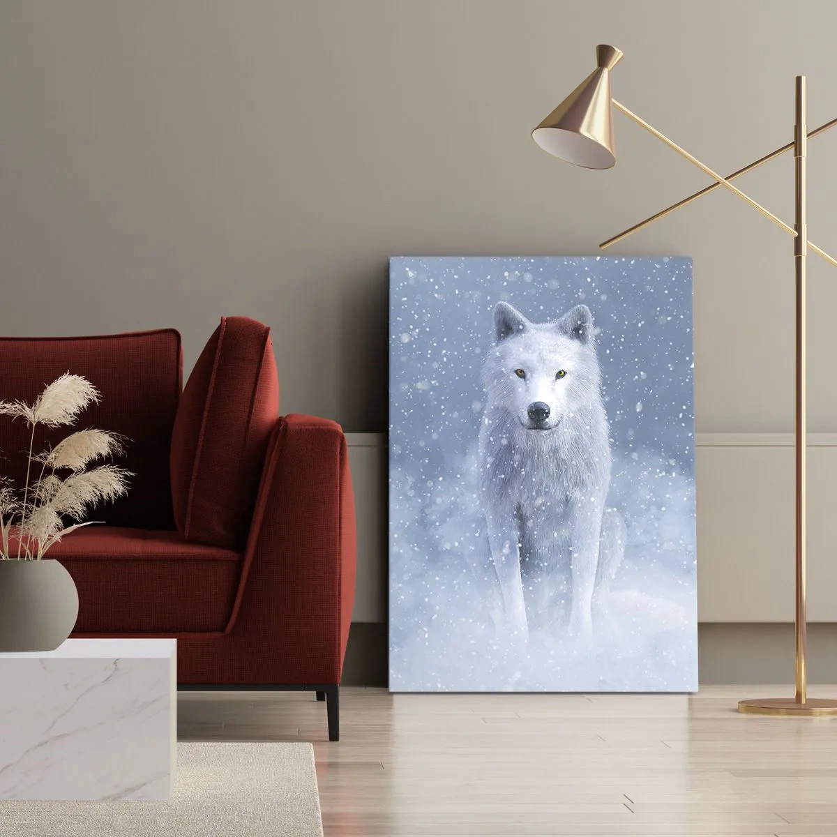 Tablou pe pânză - În stil de iarnă - 50x70 cm