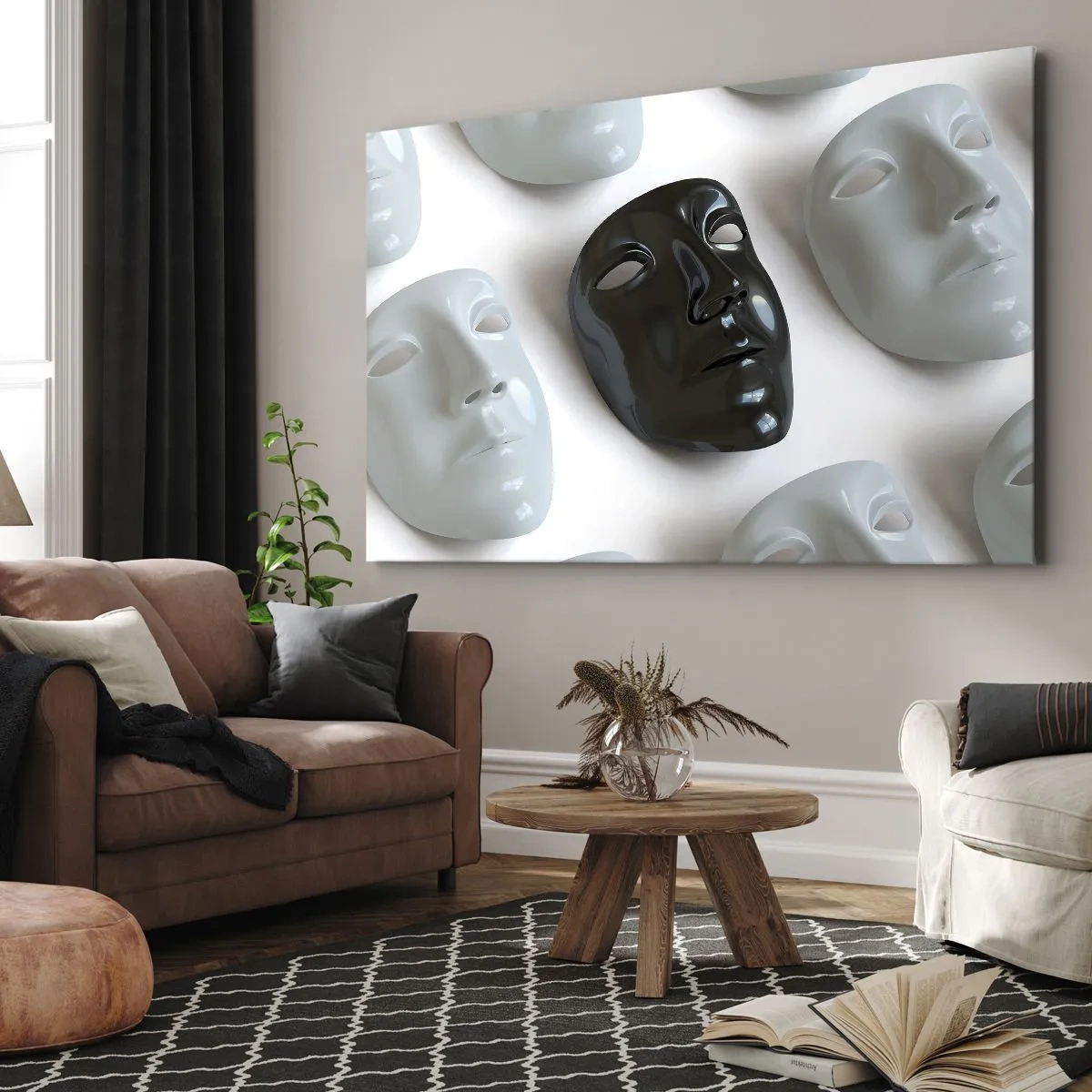 Tablou pe pânză - Cum să ieșiți în evidență? - 120x80 cm