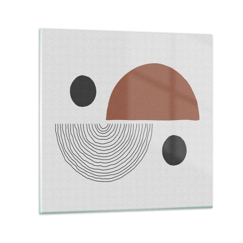 Tablou pe sticlă - Excelența roții - 40x40 cm