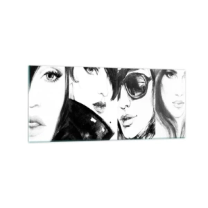 Tablou pe sticlă - Frumusețe înmulțită - 120x50 cm