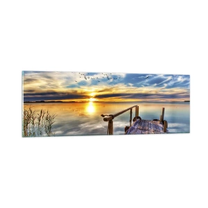 Tablou pe sticlă - Vântul se odihnește - 90x30 cm