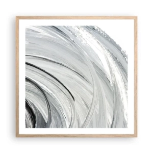 Poster în ramă de stejar deschis - Compoziție orbitală - 60x60 cm