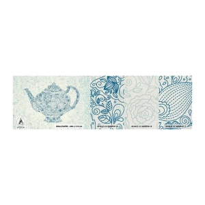 Mostră tapet Premium Canvas - Farmecul ceaiului - Ulcior, Ceai, Bucătărie - 100x30 cm