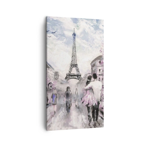 Tablou pe pânză - Dacă ar fi să te îndrăgostești, atunci doar de... - 45x80 cm