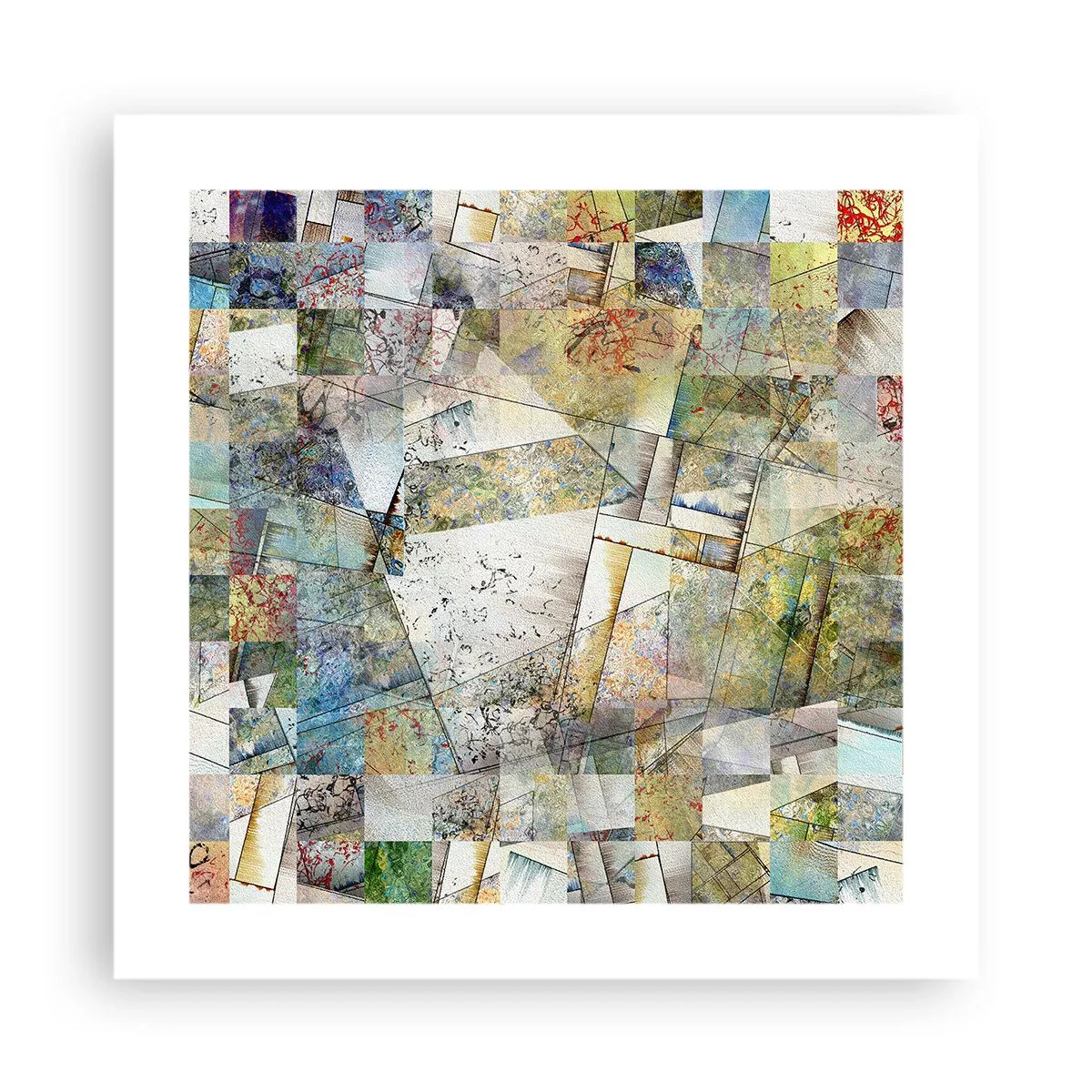 Poster - Remaniere geometrică - 40x40 cm