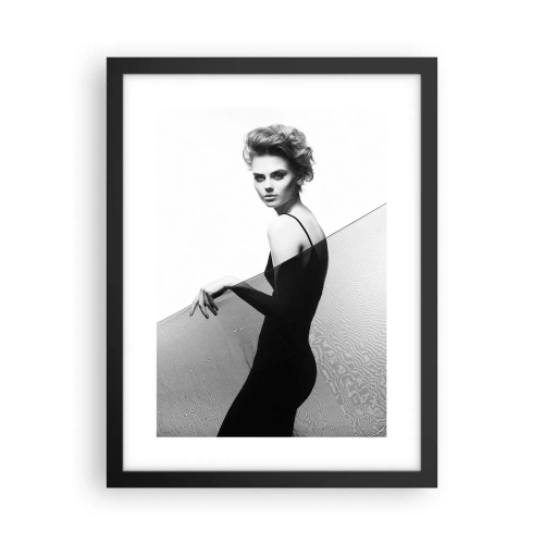 Poster în ramă neagră - Privirea magnetică - 30x40 cm