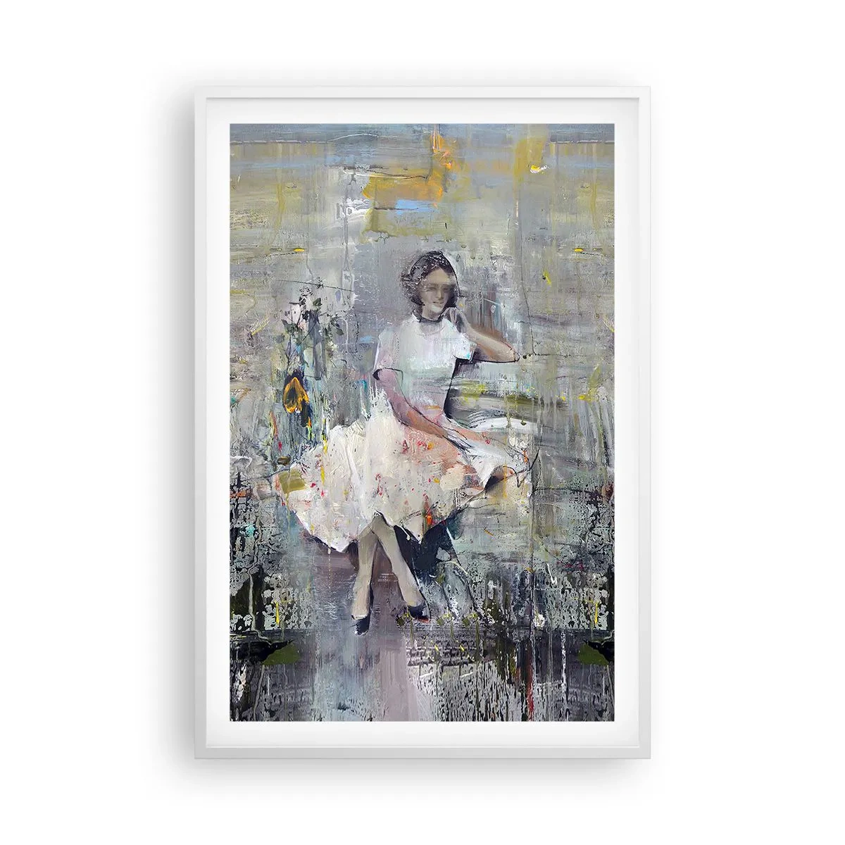 Poster în ramă albă - Clasică și modernă - 61x91 cm
