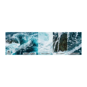Mostră tapet autocolant Deluxe Sticker - Poarta spre interiorul Pământului - Mare, Abstracția, Bucată - 100x30 cm