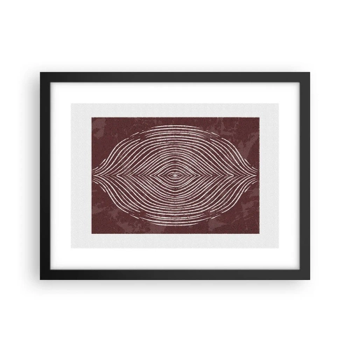 Poster în ramă neagră - Spațiul vorbește - 40x30 cm