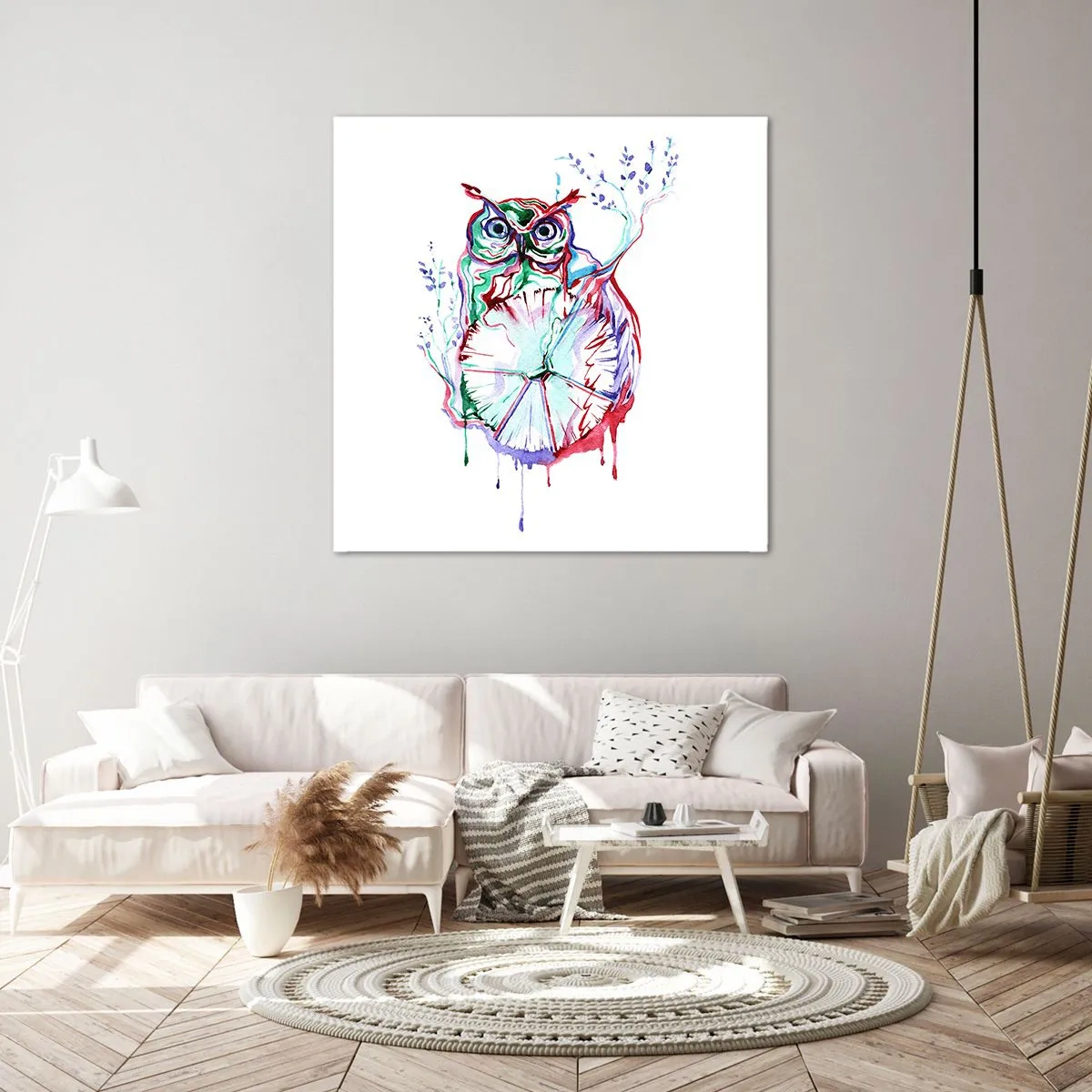 Tablou pe pânză - Deșteaptă prin natura - 70x70 cm