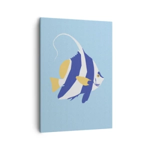 Tablou pe pânză - Frumoasa din apele tropicale - 50x70 cm