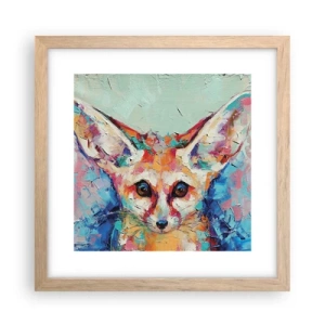 Poster în ramă de stejar deschis - Sunteți gata pentru mine? - 30x30 cm