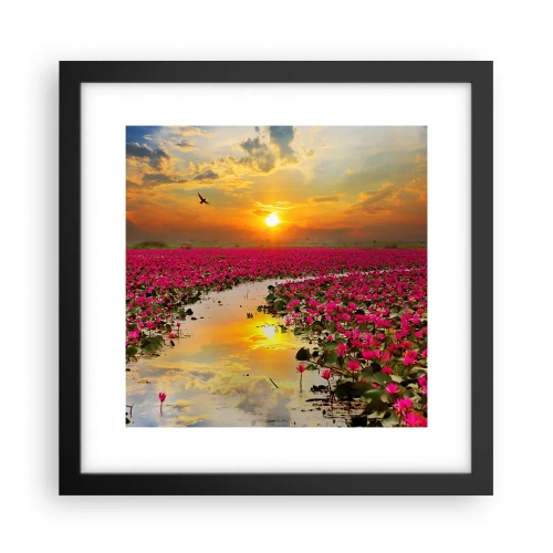 Poster în ramă neagră - Viața secretă a lacului - 30x30 cm