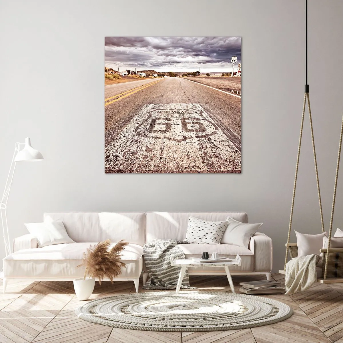 Tablou pe pânză - Mother Road - o legendă americană - 50x50 cm