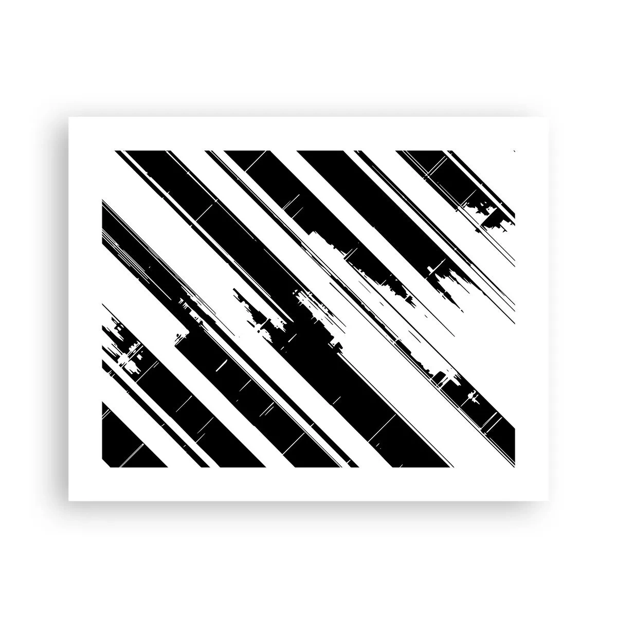 Poster - Compoziție intensă și dinamică - 50x40 cm