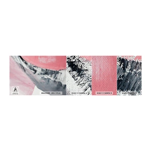 Mostră tapet autocolant Deluxe Sticker - Compoziție adaptată - Abstracția, Bucată, Culori pastel - 100x30 cm
