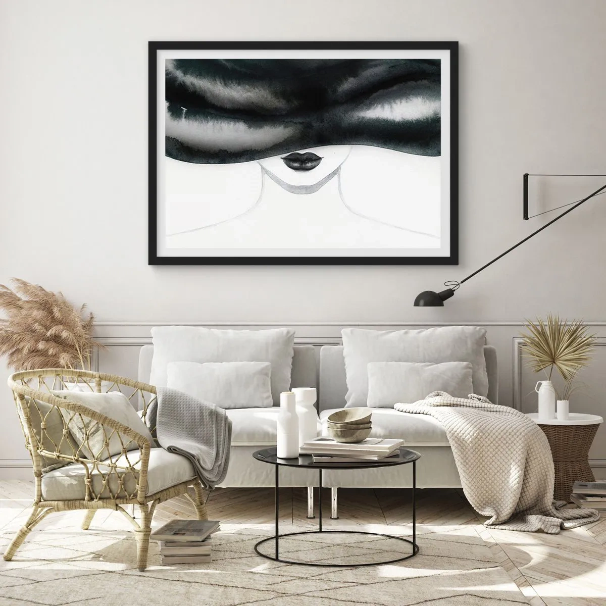 Poster în ramă neagră - Un mister senzual - 91x61 cm