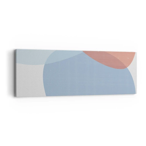 Tablou pe pânză - Relații pastelate - 90x30 cm