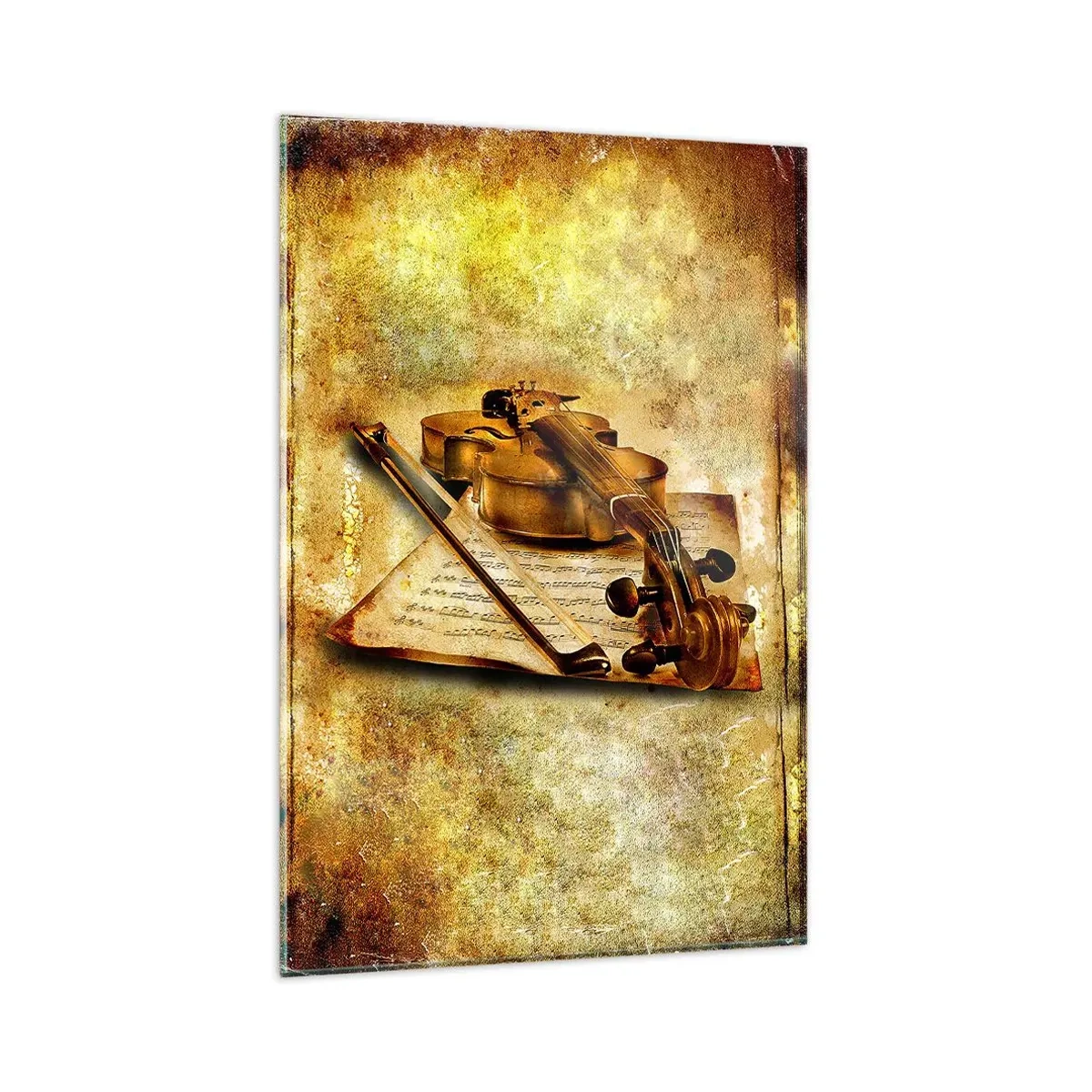 Tablou pe sticlă - Virtuozitate necesară imediat - 80x120 cm